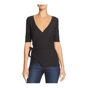 Nation LTD Bianca Faux-Wrap Tee